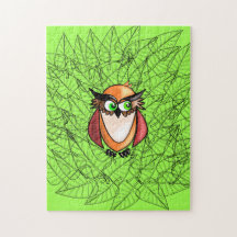 Baby Owl Jigsaw Puzzle