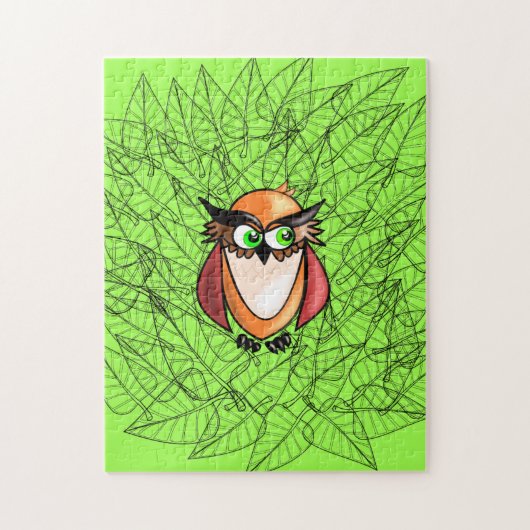 Baby Owl Jigsaw Puzzle (Vertikal)