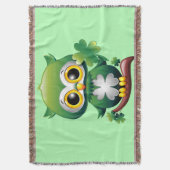 Baby Owl St Patrick Paddy Cartoon Decke (Vorderseite Vertikal)