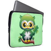 Baby Owl St Patrick Paddy Cartoon Laptopschutzhülle (Vorne Rechts)