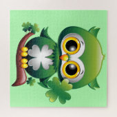 Baby Owl St Patrick Paddy Cartoon Puzzle (Horizontal)