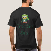 Baby Owl St Patrick Paddy Cartoon T-Shirt (Rückseite)