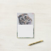 Baby Owl Sticknotes Post-it Klebezettel (Auf Schreibtisch)