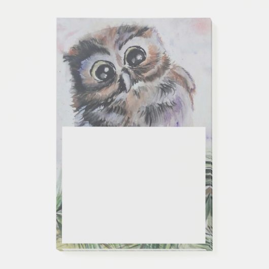 Baby Owl Sticknotes Post-it Klebezettel (Vorderseite)