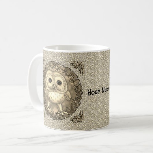 Baby Owl Tasse (Vorderseite Links)