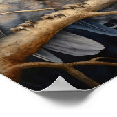 Baby Owls Art Print Poster (Ecke)