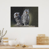Baby Owls Print Poster (Küche)