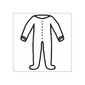 Baby Pajamas Gummistempel (Prägung)