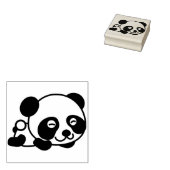 Baby Panda Art Briefmarke Gummistempel (Stempel)