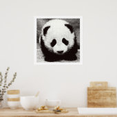 Baby Panda Artwork Posters Prints Poster (Küche)