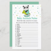 Baby Panda Baby Animals Name Game (Vorne/Hinten)