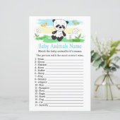 Baby panda Baby Animes Name Game (Stehend Vorderseite)