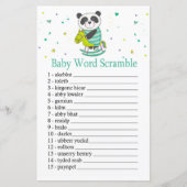 Baby Panda Baby Wortspiel (Vorderseite)