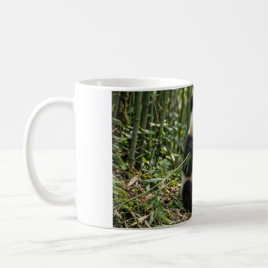 Baby-Panda-Bambus-Kaffeetasse Kaffeetasse (Links)