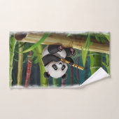 Baby Panda Bear Art für Kinder Badhandtuch Set (Handtuch)