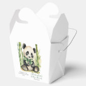 Baby Panda Bear Baby Dusche Geschenkschachtel (Geöffnet)