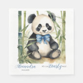 Baby Panda Bear Bear Bearly Wait Boy Baby Dusche Serviette (Vorderseite)