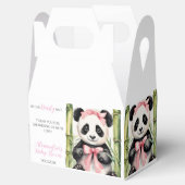 Baby Panda Bear Bear Bearly Wait Girls Baby Dusche Geschenkschachtel (Geöffnet)