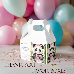 Baby Panda Bear Bear Bearly Wait Girls Baby Dusche Geschenkschachtel