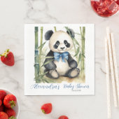 Baby Panda Bear Boy Baby Dusche Serviette (Beispiel)