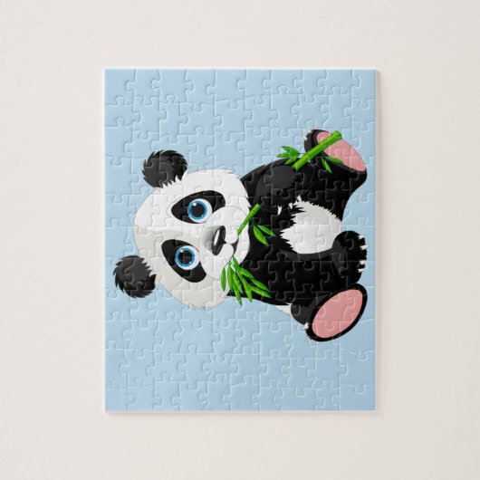 Baby Panda Bear Game Puzzle (Vertikal)