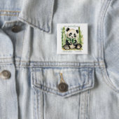 Baby Panda Bear Gender Neutral Baby Dusche Button (Beispiel)
