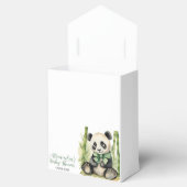 Baby Panda Bear Gender Neutral Baby Dusche Geschenkschachtel (Geöffnet)