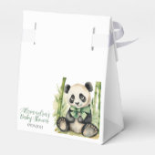 Baby Panda Bear Gender Neutral Baby Dusche Geschenkschachtel (Rückseite)