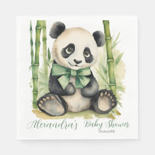 Baby Panda Bear Gender Neutral Baby Dusche Serviette