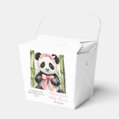 Baby Panda Bear Girls Babydusche Geschenkschachtel (Vorderseite)