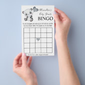 Baby Panda Bingo Baby Duschkarte Flyer (Handgriff)
