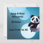 Baby Panda Bubbles, (Rückseite)