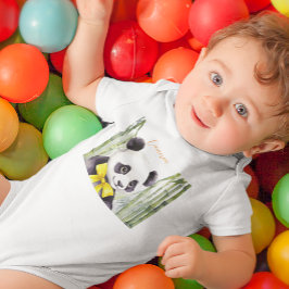 Baby Panda Gender Neutral Baby Strampler