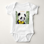 Baby Panda Gender Neutral Baby Strampler (Vorderseite)