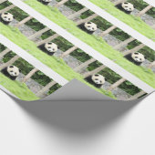 Baby-Panda Geschenkpapier (Ecke)
