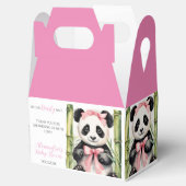 Baby Panda Girl Bear Bear Bearly Wait Baby Dusche Geschenkschachtel (Geöffnet)