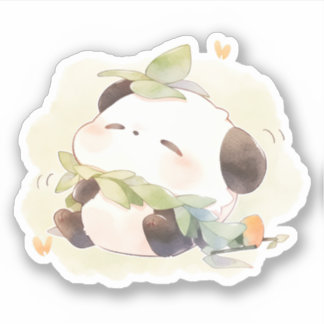 Baby Panda Happy Dream Aufkleber
