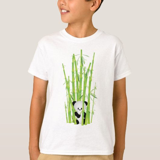 Baby-Panda im Bambuswald T-Shirt (Vorderseite)