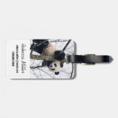 Baby-Panda im Baum Gepäckanhänger (Rückseite horizontal)