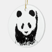 Baby Panda Keramik Ornament (Links)