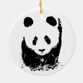 Baby Panda Keramik Ornament (Hinten)