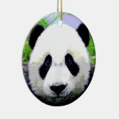 Baby Panda Keramik Ornament (Rechts)
