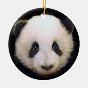 Baby Panda Keramik Ornament
