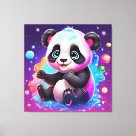 Baby Panda Leinwanddruck