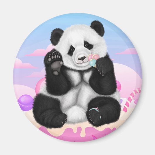 Baby Panda Magnet (Vorne)