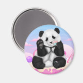 Baby Panda Magnet (Vorderseite/Rückseite)