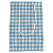 Baby Panda mit Moon und Stars Wrapping Paper Mittlere Geschenktüte (Rückseite)