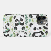 Baby-Panda-Muster Case-Mate iPhone Hülle (Rückseite (Horizontal))