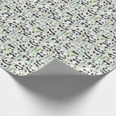 Baby-Panda-Muster Geschenkpapier (Ecke)