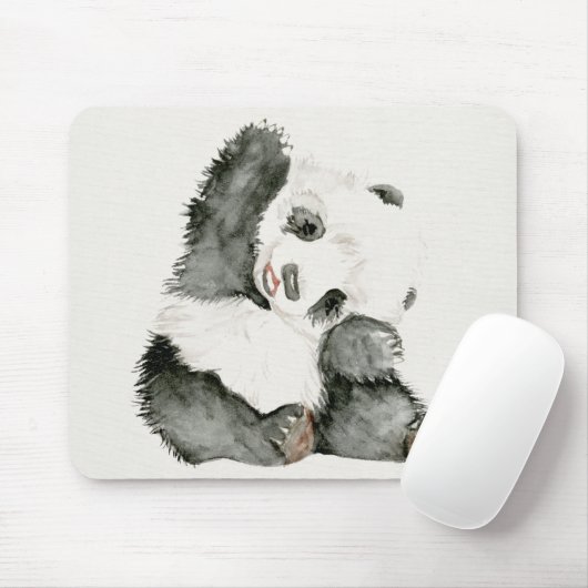 Baby Panda | Niedlich & Furry Mousepad (Mit Mouse)